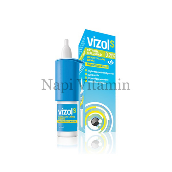 Vizol S 0,21% szemcsepp enyhe szemszárazságra 10ml